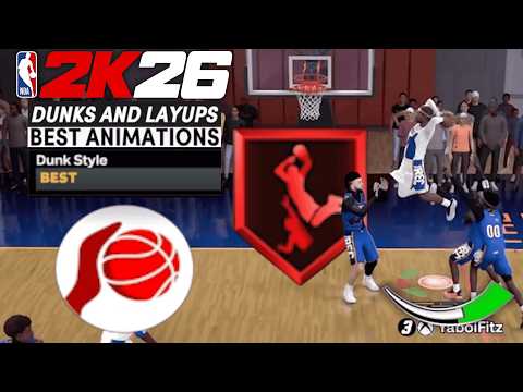 BEST NBA 2K26 DUNK PACKAGES for EVERY BUILD • BEST SLASHER ANIMATIONS/DUNK STYLES
