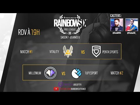 Pro League Rainbow Six - Vitality vs Penta Sports // Millenium vs 1UP eSport.