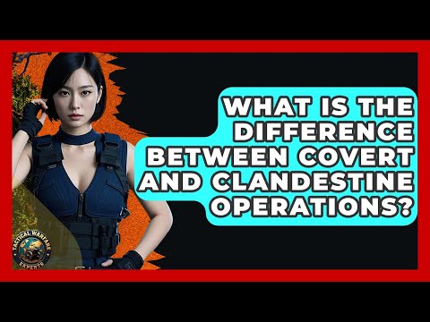 What Is The Difference Between Covert And Clandestine Operations? - Tactical Warfare Experts