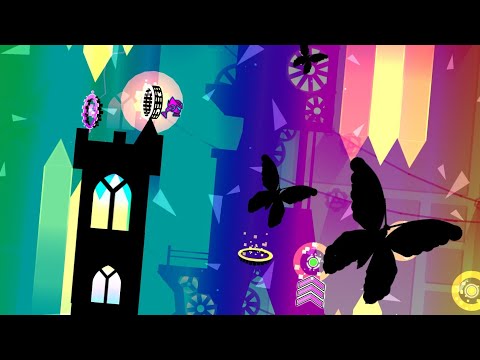 Shortest Demon in GD | (Hard Demon) "tower descent" by pocke 100% | Geometry Dash