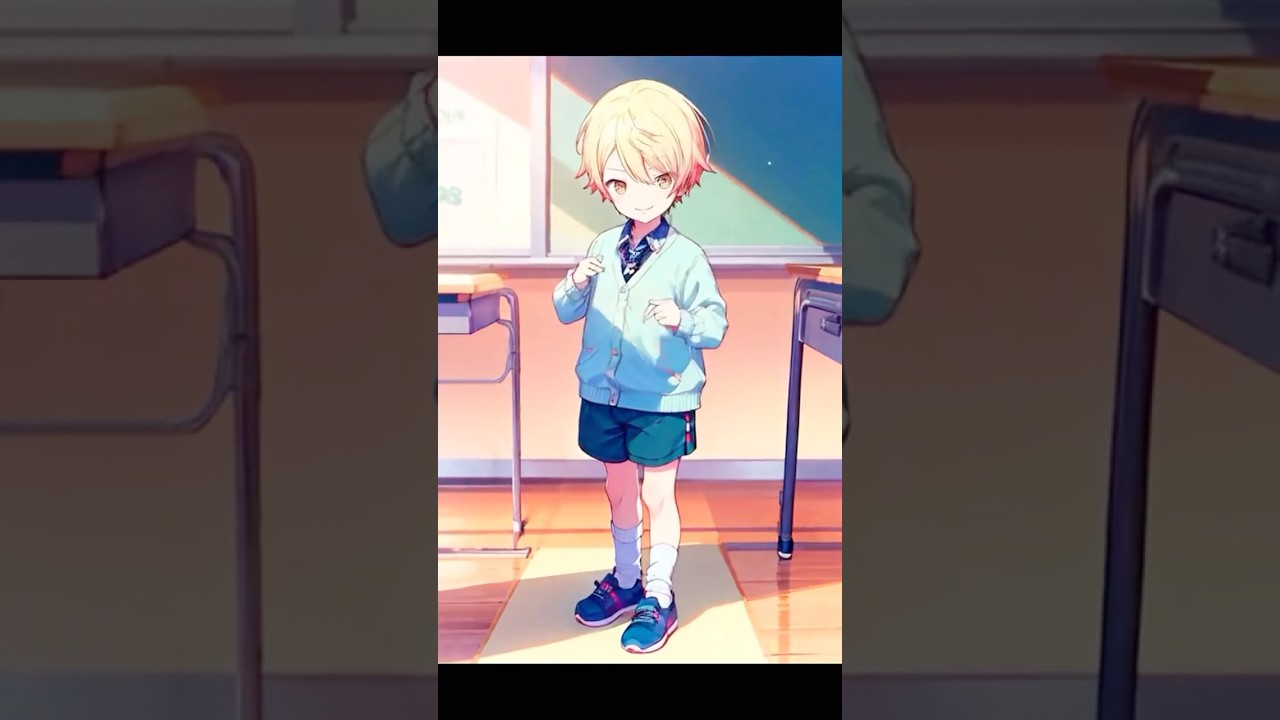 成長する天馬司(全身)/ Tenma Tsukasa 's growth(full body) #プロセカ #ワンダショ #projectsekai #アニメ #ai