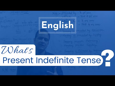 Present Indefinite Tense