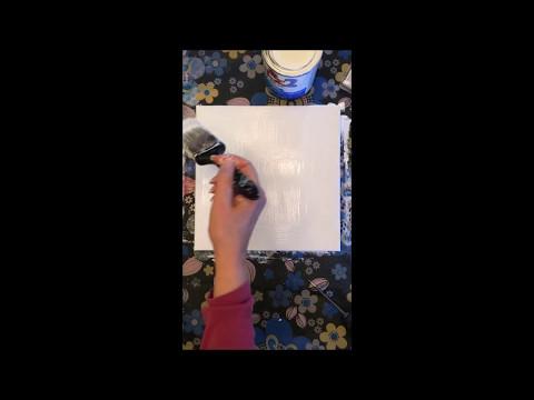 How To Prime a Canvas for Alcohol Ink