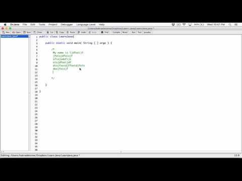 53. Multi line comments - Learn Java