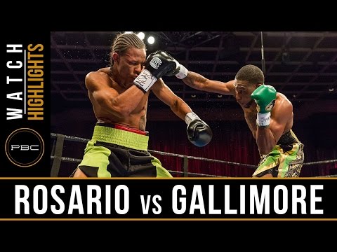 Rosario vs Gallimore HIGHLIGHTS: April 29, 2017 - PBC on FS1
