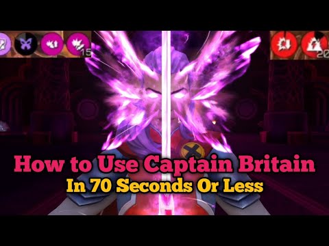 How To Use Buffed Captain Britain MCoC | Sp2 Crits + Nice Red Damage