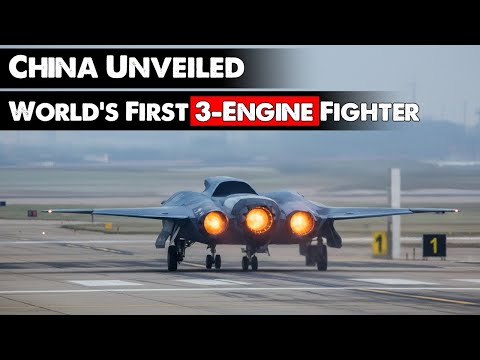 World’s First 3-Engine Fighter Revealed – China’s J-36 Changes Everything