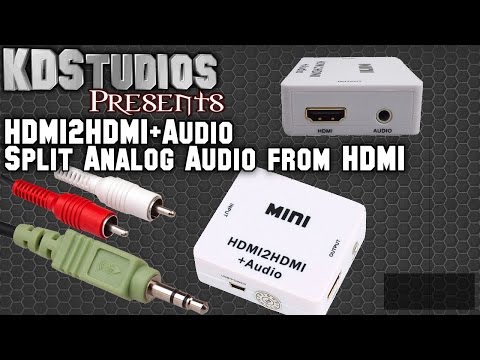Hdmi mini hdmi2hdmi audio extraction converter