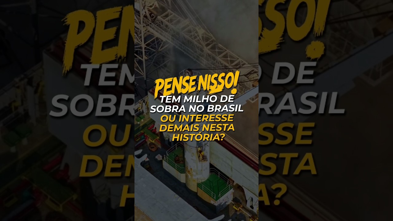 PENSE NISSO!  TEM MILHO DE SOBRA NO BRASIL OU INTERESSE DEMAIS NESTA HISTÓRIA?