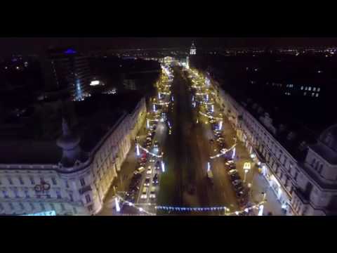 filmare cu DRONA Arad,28.11.2015 (Primaria,centru) (video 4k)