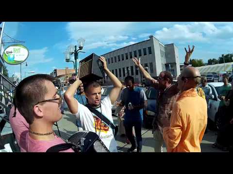 Ekalavya Prabhu Chants Hare Krishna Again in Shawinigan, Quebec
