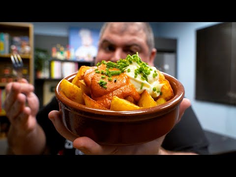 PATATAS BRAVAS españolas como un PRO (2 versiones)