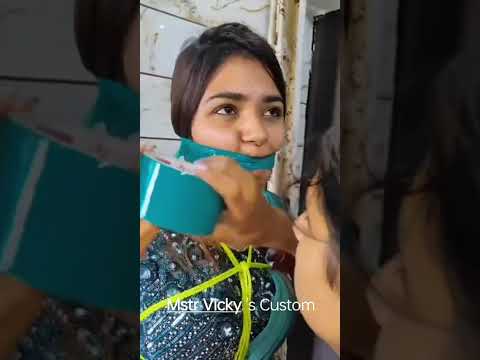 Indian girl bound and hogtie 