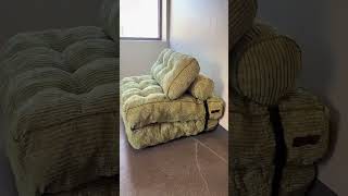 Download lagu Unboxing the MAXYOYO Folding Sofa Bed 😍 Watch It Turn Into a Floor Bed! #Shorts mp3