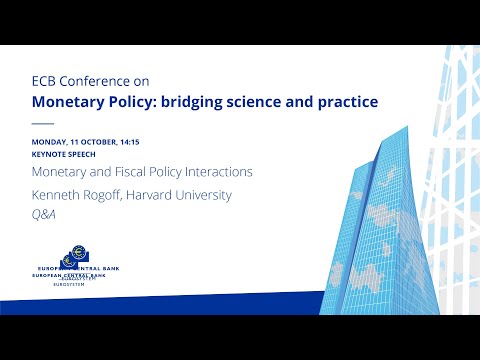 ECB Conference on Monetary Policy 2021 -  Monetary and Fiscal Policy Interactions - Q&A