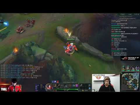 SKT Thal stream Rumble, KDA 2/4/7. Sep 20, 2018.