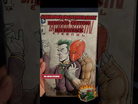#throwdownthursday Redhood getting him revenge on Joker done by #chrisjschimdt #yt #youtube #ytsgot