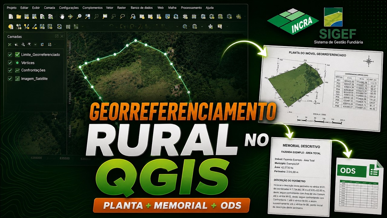 Rural Tools - Plugin para Georreferenciamento