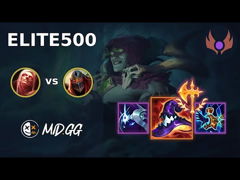 MID.GG: [ elite500 ] Vladimir MID vs Zed | EUW MASTER | LOL Season 2025