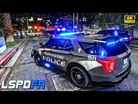 GTA 5 MODS LSPDFR | SOUTH FULTON IN GTA 5 | CITY PATROL SUNDAY