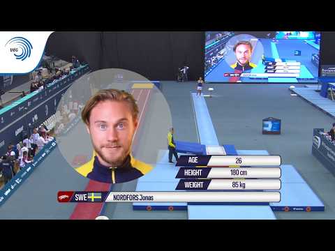 Jonas NORDFORS (SWE) - 2018 Double Mini-Trampoline European silver medallist