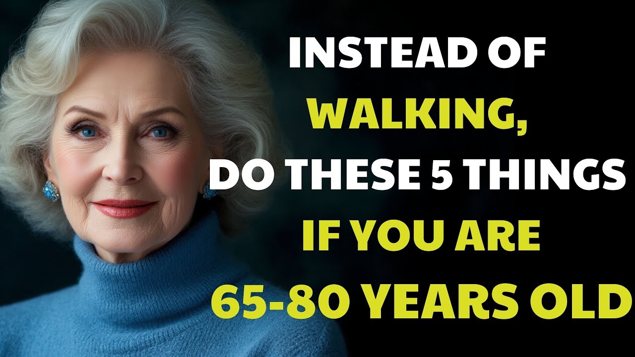 60-70-80 Years Old? Walking Less? Try Doing These 5 Things Instead
