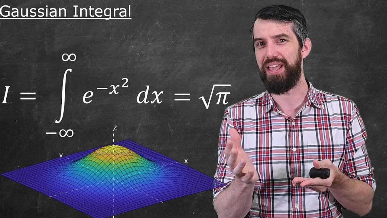 The Gaussian Integral  //  Solved Using Polar Coordinates