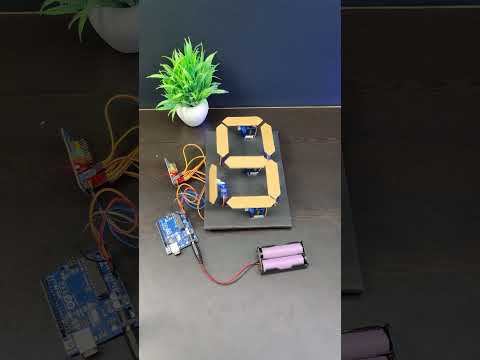 Seven Segment Display|| Arduino Servo Motor #sevensegmentdisplay #servo #arduinoprojects #arduino