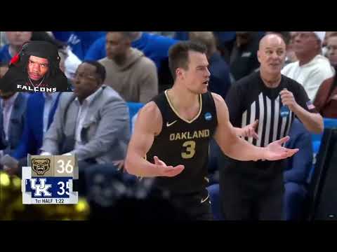UPSET OF THE YEAR.. Oakland vs. Kentucky - First Round NCAA tournament (reaction)