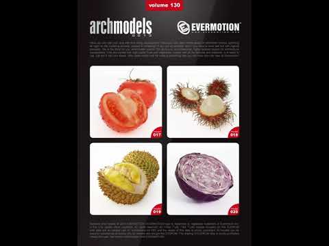 [Download] Evermotion – Archmodels Vol. 130 : fruits and vegetables