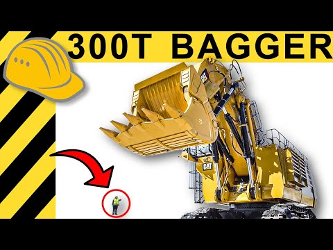 KRASS! 300 TONNEN MONSTER BAGGER CAT 6030 - EINSATZ IM STEINBRUCH!