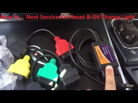 DIY/ How To... Next Service KM Reset And Oil Change Light (OBD2/MULTIECUSCAN)
