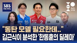 [여담야담] "동탄 모델 필요한데.." 김근식이 분석한 '한동훈의 딜레마' / SBS / 주영진의 뉴스브리핑