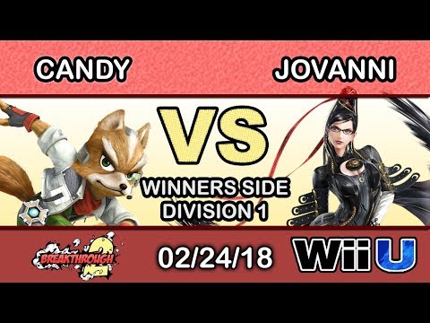 Breakthrough 2 - Candy (Fox) Vs. Jovanni (Bayonetta) Winners Side - Smash 4