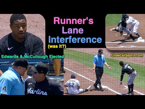 E60-1 - Runner's Lane Interference Has Xavier Edwards & Clayton McCullough Ejected by Chad Fairchild