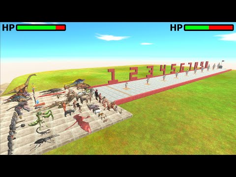 Dinosaurs Sue Test Tournament - Animal Revolt Battle Simulator