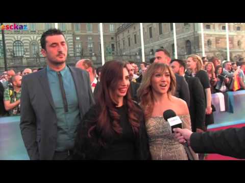 ESCKAZ in Stockholm: Argo (Greece) sing on the Red Carpet