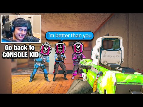 Embarrassing TOXIC Console Champs in Siege X