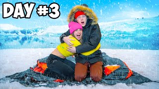 SURVIVING OVERNIGHT in the SNOW CHALLENGE!