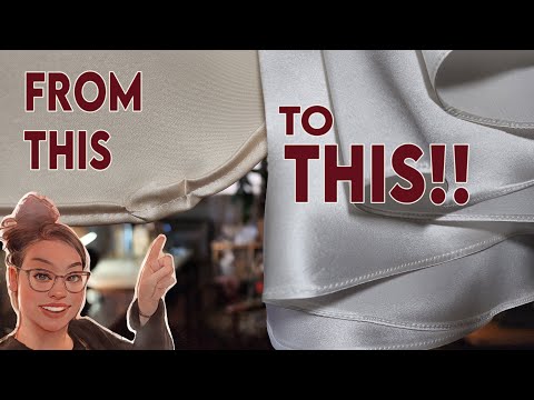 5 Tips to Sew a TINY ROLLED HEM. A tip guide to sewing rolled hems perfectly | Foot Troubleshooting