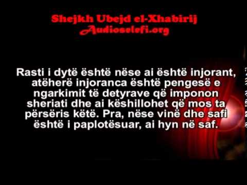 Namazi i atij qe falet vetem pas safit   Shejkh Ubejd el Xhabirij