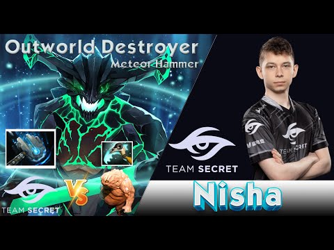 Nisha Outworld Destroyer TEAM SECRET VS MUDGOLEMS DOTA 2 EU DPC 2021 Full Game 1 Dota 2 Patch 7.28b