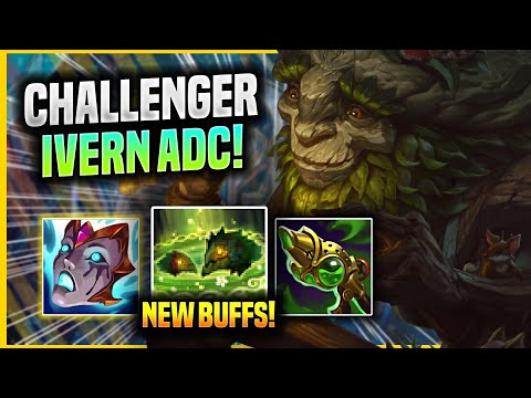 CHALLENGER TRIES IVERN ADC WITH BUFFS! - Challenger Plays Ivern ADC vs Tristana! | Preseason 2022