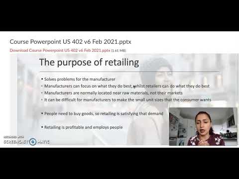 Logistics L2 US402 Demonstrate Knowledge of the Retail Sector Part2