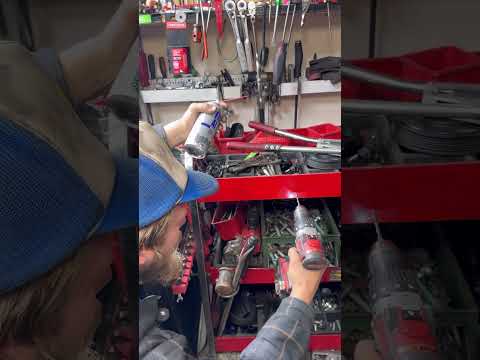 Mechanic Magnetic Rail Tool Organizer Install Tool Cart heavy duty Mac Rivet Gun auto center punch