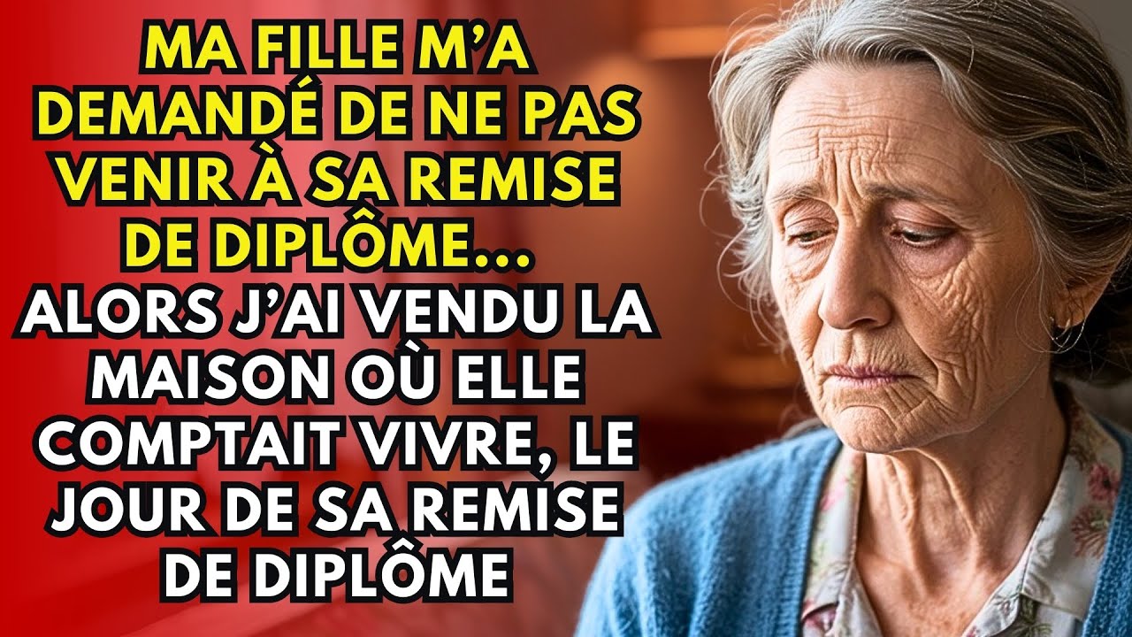 Ma Fille M’a Demandé De Ne Pas Venir À Sa Remise De Diplôme...