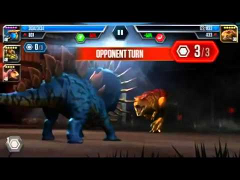 STEGOCERATOPS LEVEL 40 HYBRID Jurassic World The Game
