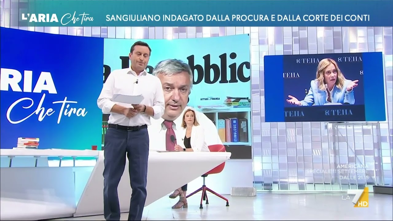 Sangiuliano indagato, Maurizio Molinari: "La scelta di Meloni è stata di ottenere l'intervista ...