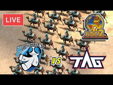 LIVE CASTING | World Desert Championship 2 | mYinsanity vs TAG | Age of Empires 2