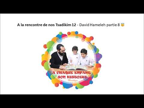 A la rencontre de nos Tsadikim 12- David Hameleh partie 8😇